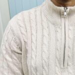 Men's Premium Woolen Sweater | SWT11-Cream - Image 3