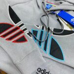 Men's Premium Fleece Hoodie | HD01-Silver - Image 2