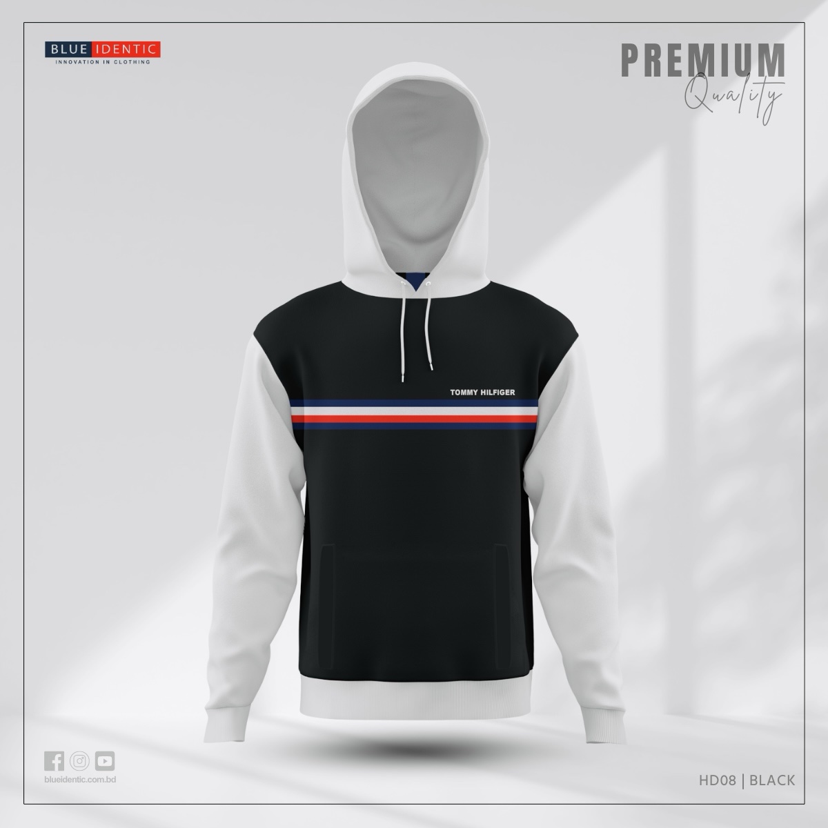 copy-of-premium-28-3 Men's Premium Hoodie | HD08-Black - Image 1