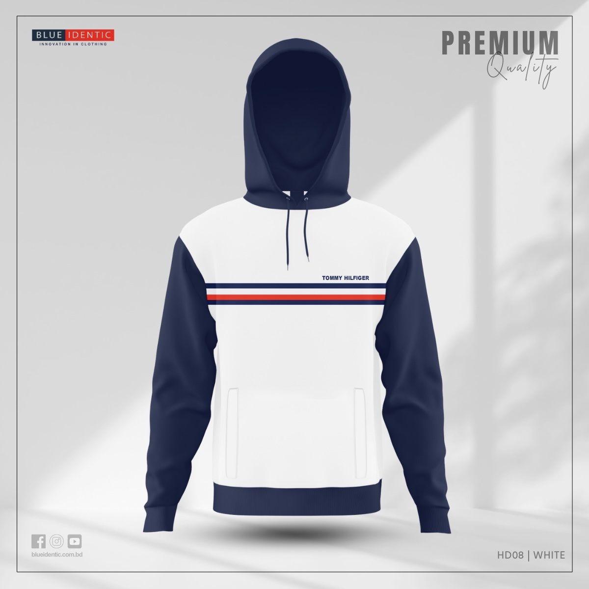 copy-of-premium-30-3 Men's Premium Hoodie | HD08-White - Image 1