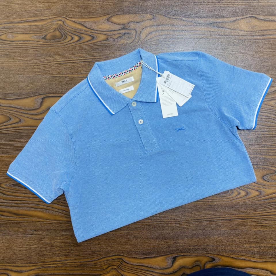 PL25-Blue Men’s Premium Polo | PL25-Blue - Image 1