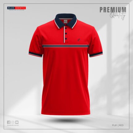 Men’s Premium Polo | PL61-Red