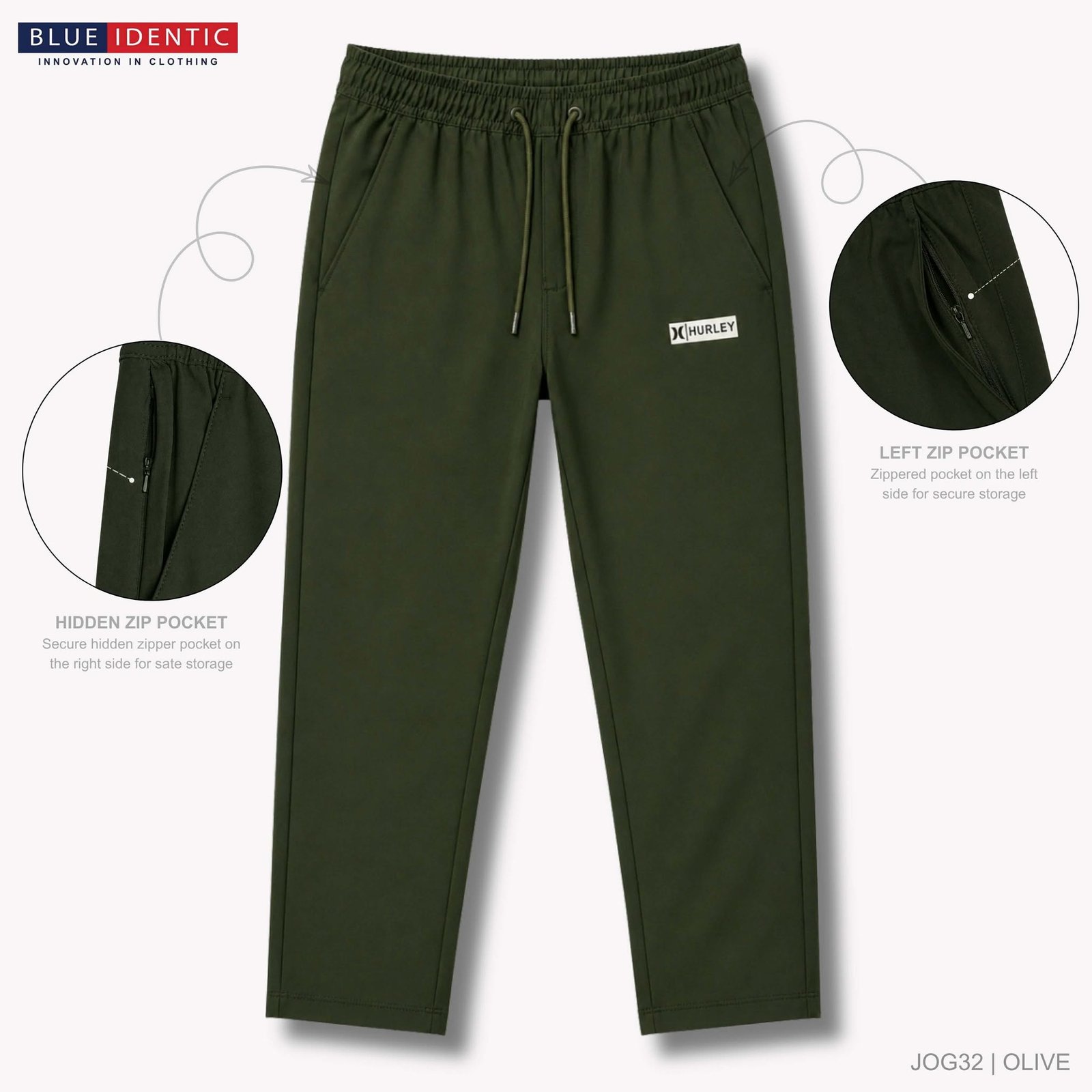 JOG32-Olive Limited Edition Exported Trouser | JOG32-Olive - Image 1