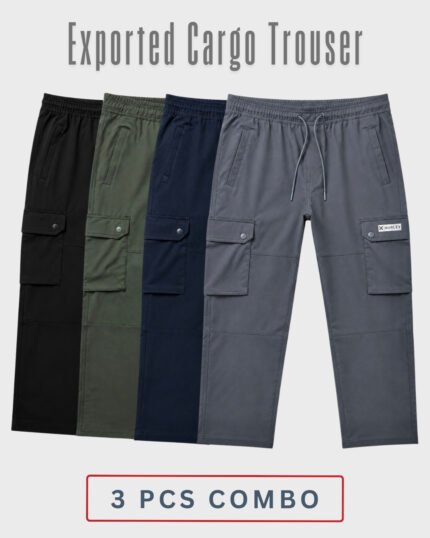 Exported Cargo Trouser Combo 3 Pcs | JOG34