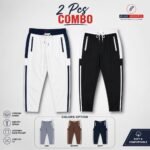 Designer Edition Contrast Trouser Combo 2 Pcs | JOG35