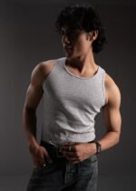 Auriel Premium Tank Top – Gray - Image 2