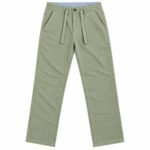 Gebardine trouser pant Light Olive - Image 2